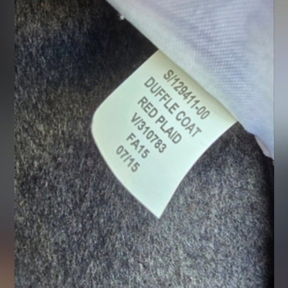 GAP Red Plaid Wool Utility Jacket - Picture 11 of 11